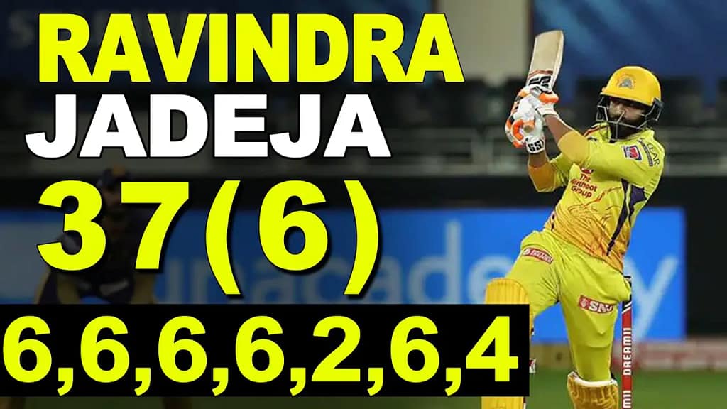 Ravindra Jadeja (IPL में एक ओवर में 5 छक्के लगाने वाले बल्लेबाज)