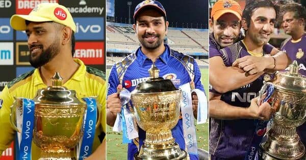 आईपीएल में सबसे ज्यादा ट्रॉफी जीतने वाले कप्तान