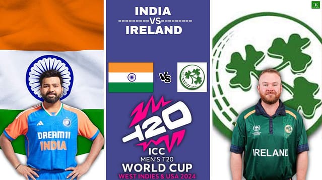 India vs Ireland T20 World Cup 2024