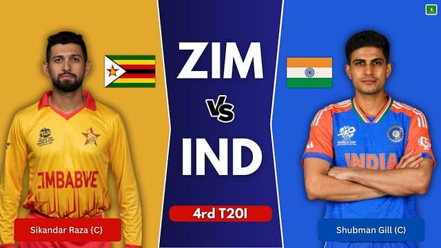 IND vs ZIM 4th T20