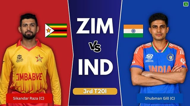 India vs Zimbabwe 3rd T20 2024