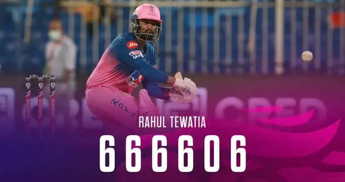 Rahul Tewatia (IPL में एक ओवर में 5 छक्के लगाने वाले बल्लेबाज)